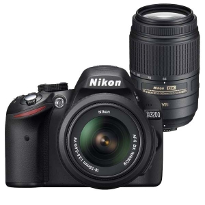 NIKON D3200 + 18-55 AF-S DX VR + 55-300 AF-S VR